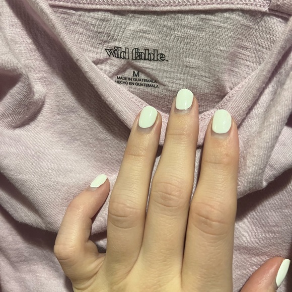 Lavender Wild Fable crop top tank - Picture 2 of 6